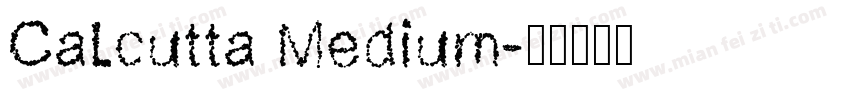 Calcutta Medium字体转换